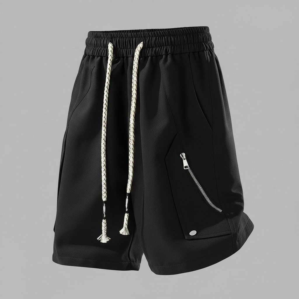 Utility-Shorts Mit Kordelzugbund | Kurze Hosen Herren