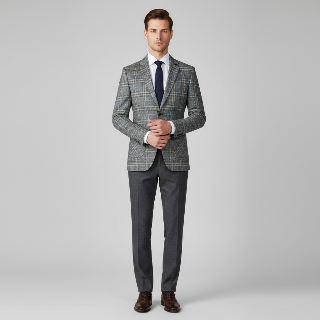 Leichter Slim-Fit-Blazer Herren | Moderner Anzugblazer