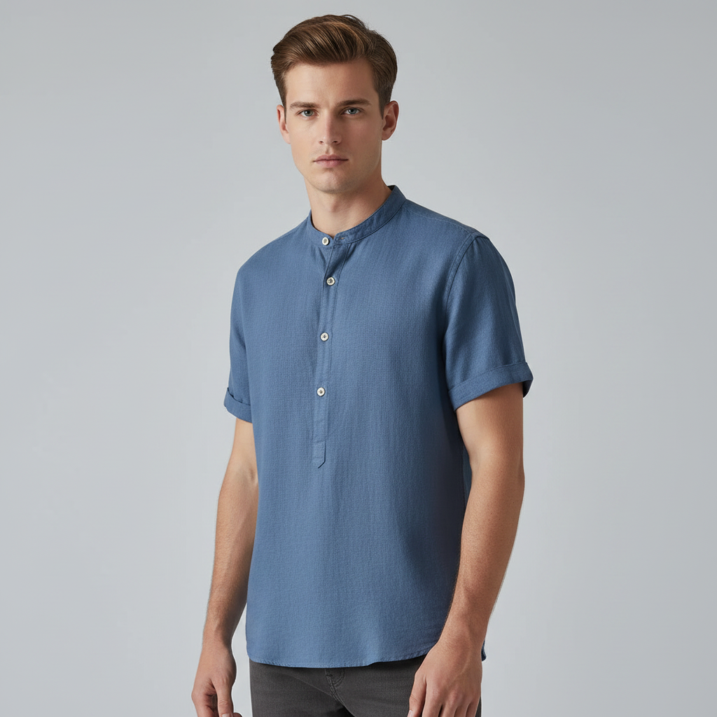 Capri-Hemd | Herren-Langarmhemd