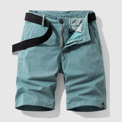 Cargo-Shorts Herren Bequem Lockerer Schnitt Elastischer Bund 6