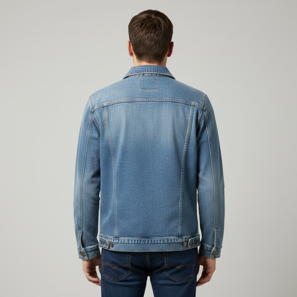 Denim Jacke Herren | Trucker-Schnitt Casual Jacke