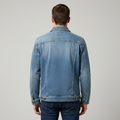 Denim Jacke Herren | Trucker-Schnitt Casual Jacke