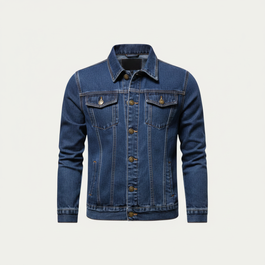 Denim Jacke Herren | Trucker-Schnitt Casual Jacke
