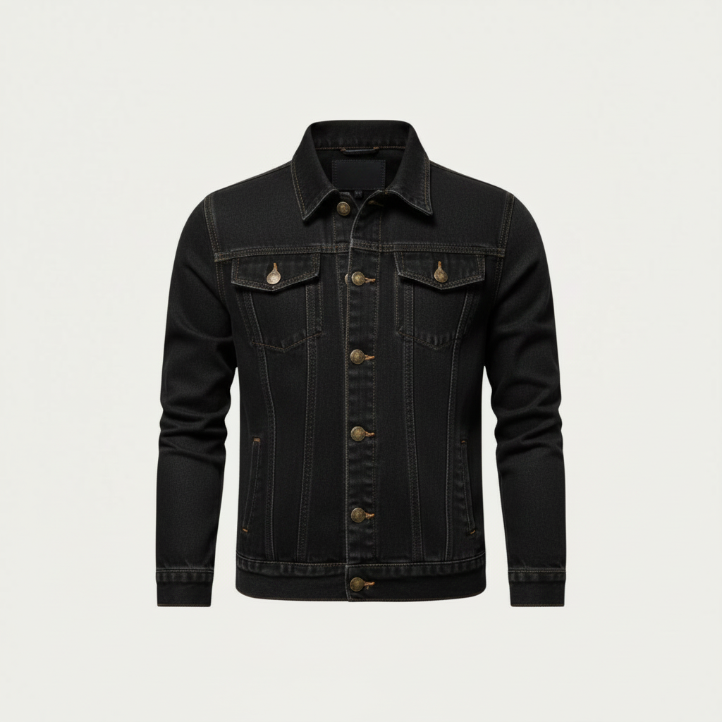 Denim Jacke Herren | Trucker-Schnitt Casual Jacke