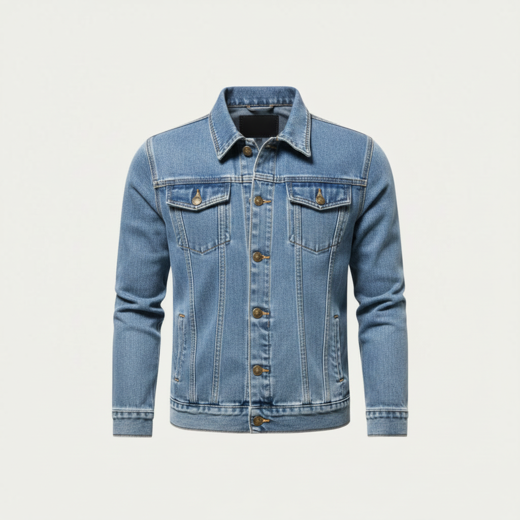 Denim Jacke Herren | Trucker-Schnitt Casual Jacke