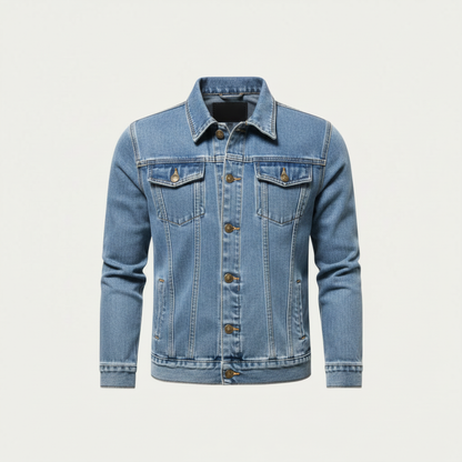 Denim Jacke Herren | Trucker-Schnitt Casual Jacke
