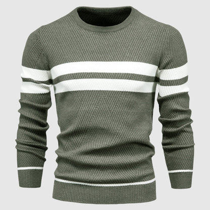Eleganter Herrenpullover mit Streifenmuster | Herrenpullover 2