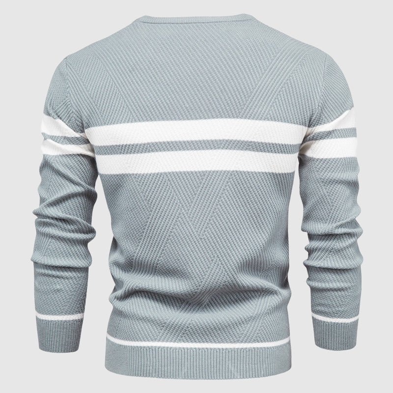 Eleganter Herrenpullover mit Streifenmuster | Herrenpullover 5