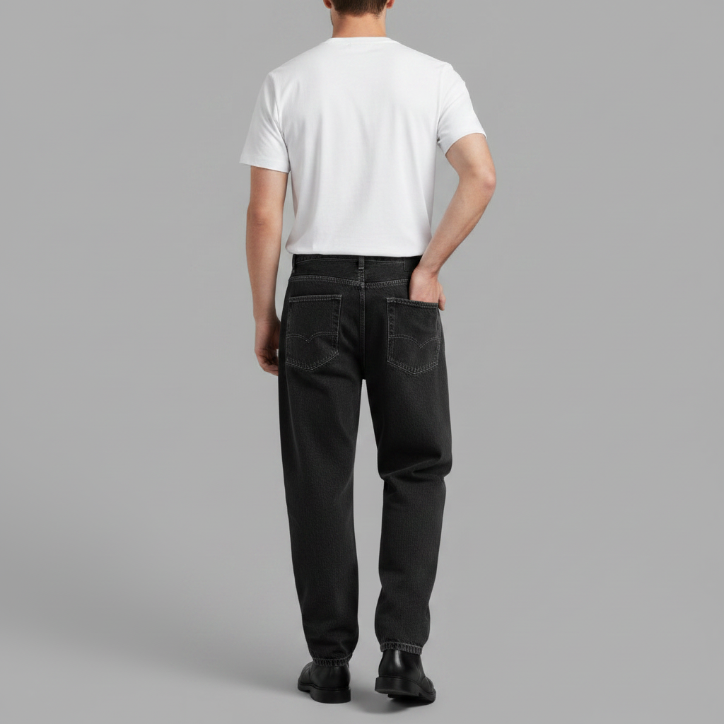 Lockere Passform Baggy Jeans Herren | Freizeitjeans Urban