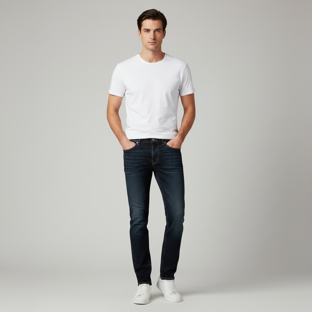 Bequeme Herrenjeans | Klassische Gerade Passform