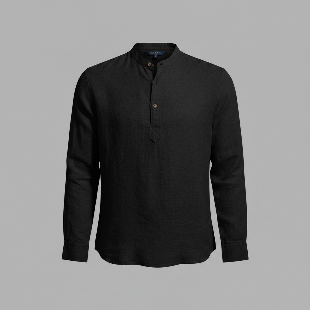 Henley-Shirt für Herren | Langärmlig, bequem, atmungsaktiv