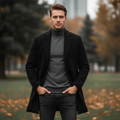 Maxwell Herren-Wollmantel | Wintermantel