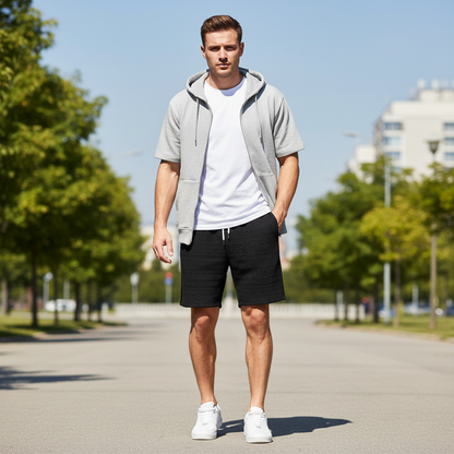 Herren Shorts Finn | Atmungsaktive Kurze Hosen mit Kordelzug