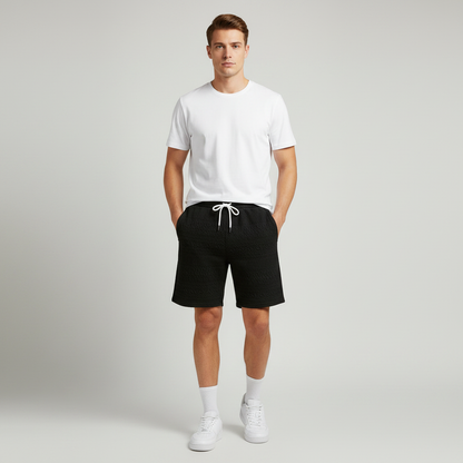 Herren Shorts Finn | Atmungsaktive Kurze Hosen mit Kordelzug