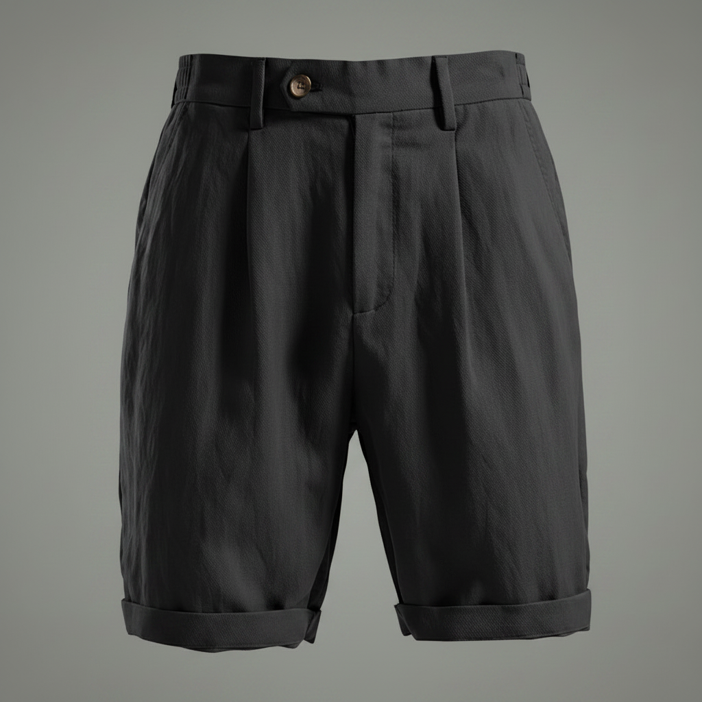 Plissierte Chino-Shorts Herren | Kurze Hosen Männer