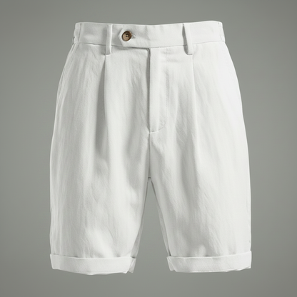 Plissierte Chino-Shorts Herren | Kurze Hosen Männer