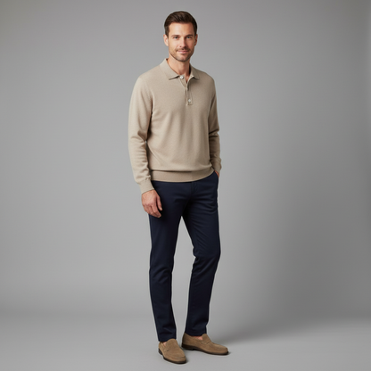 Langarm Poloshirt Herren | Klassisch & Vielseitig