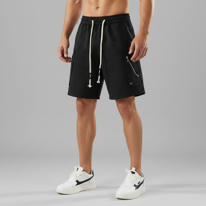 Utility-Shorts Mit Kordelzugbund | Kurze Hosen Herren