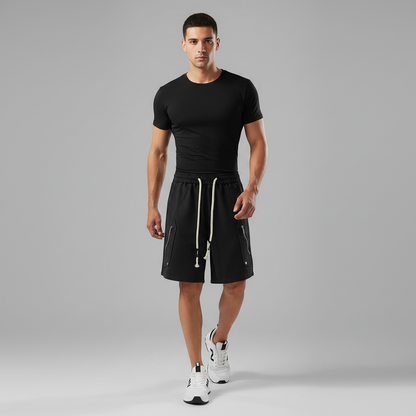 Utility-Shorts Mit Kordelzugbund | Kurze Hosen Herren